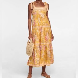 Zimmerman Floral Cotton-Gauze Dress Size 00